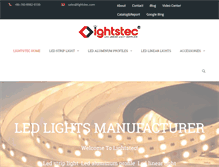 Tablet Screenshot of lightstec.com